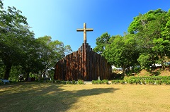 漂流木打造加利利方舟教堂